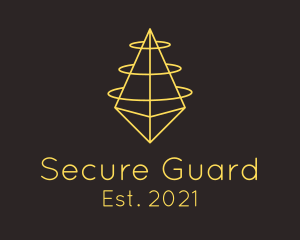 Yellow Diamond Security  logo design