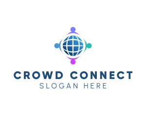 Crowd - World Crowdsourcing Team logo design