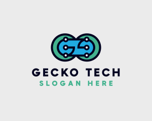 Software Computer Tech logo design