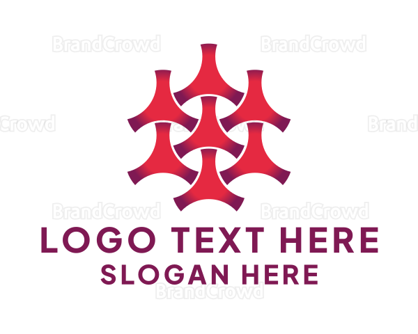 Woven Textile Pattern Logo