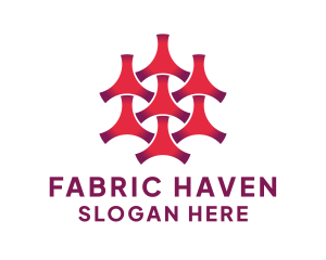 Textile - Woven Textile Pattern logo design