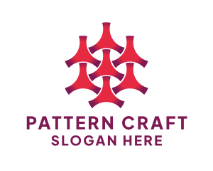 Woven Textile Pattern logo design