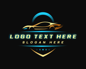 Driving - Luxury Car Automobile logo design