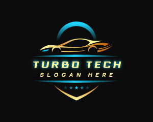 Turbo - Luxury Car Automobile logo design