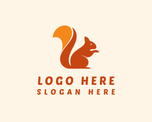 Animal Wildlife Squirrel Logo