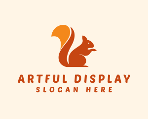 Animal Wildlife Squirrel logo design