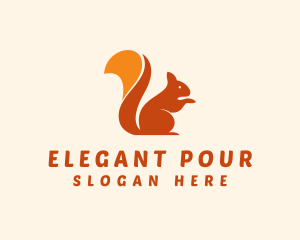 Animal Wildlife Squirrel logo design