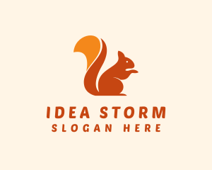 Animal Wildlife Squirrel logo design