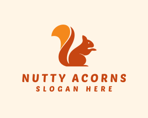 Squirrel - Animal Wildlife Squirrel logo design