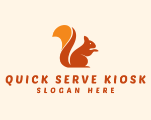 Animal Wildlife Squirrel logo design