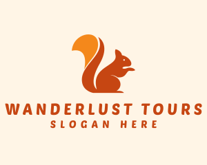 Animal Wildlife Squirrel logo design