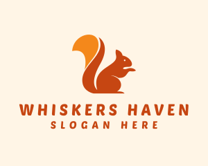 Animal Wildlife Squirrel logo design