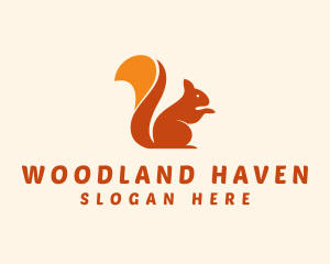 Animal Wildlife Squirrel logo design