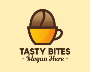 Mug - Coffee Bean Cup logo design