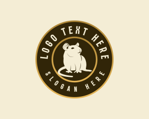 Rat Rodent Animal logo design