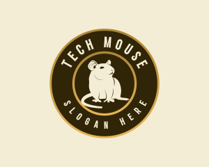 Rat Rodent Animal logo design