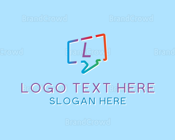 Social Media Chat Messaging Logo