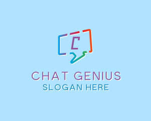 Social Media Chat Messaging  logo design