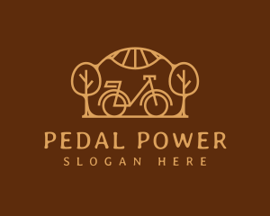 Pedal - Eco Nature Bicycle logo design