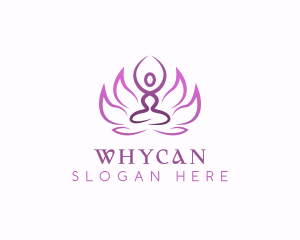 Yoga Lotus Zen Logo