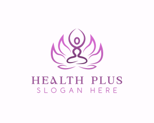 Yoga Lotus Zen logo design