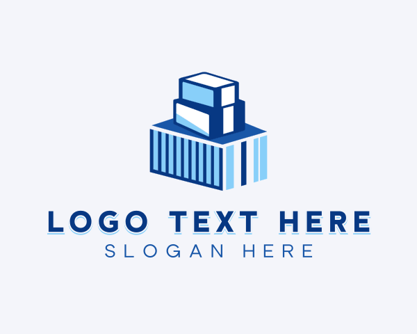 Container - Shipping Cargo Container logo design