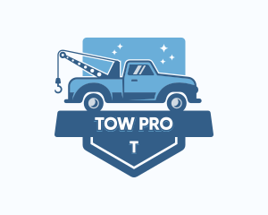 Tow Truck Towing logo design