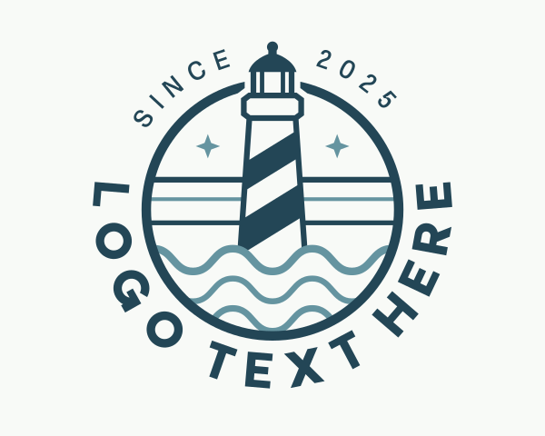 Coastal - Lighthouse Coastal Harbor logo design