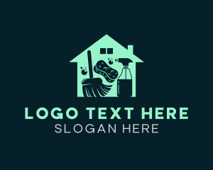 Cleaning - Residential Sanitation Cleaning logo design