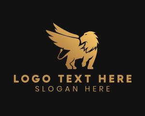 Gradient Gold Griffin Logo