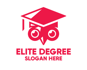 Degree - Graduate Owl Bird logo design