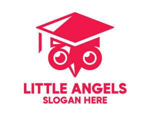 Graduate Owl Bird logo design