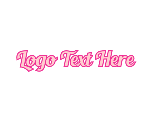 Pinkish - Retro Fashion Beauty logo design