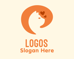 Orange Cat Pet Care Logo