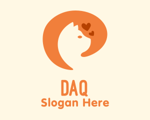 Orange Cat Pet Care Logo