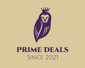 Amazon - Royalty King Owl logo design