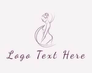 Waxing - Feminine Self Love logo design