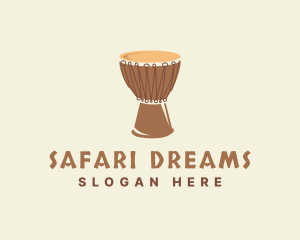 African - Ethnic African Drum logo design