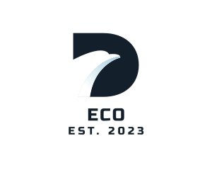 Shipping - Eagle Letter D logo design