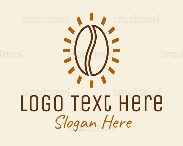 Roasted Coffee Bean Logo