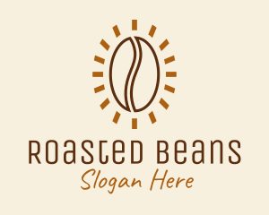 Roasted - Roasted Coffee Bean logo design