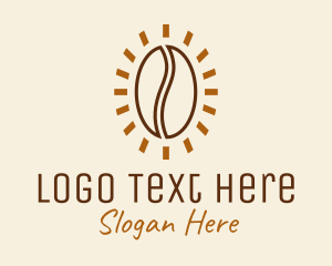 Coffee Maker - Roasted Coffee Bean logo design