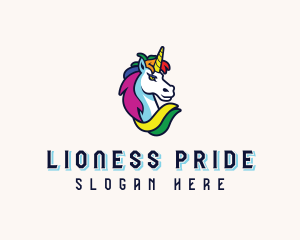 Unicorn Gaming Pegasus logo design