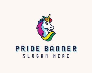 Unicorn Gaming Pegasus logo design