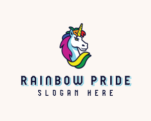 Unicorn Gaming Pegasus logo design