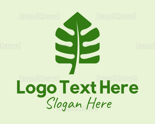 Plant Leaf House Logo