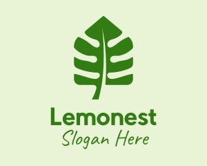 Vegetarian - Plant Leaf House logo design