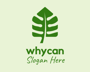 Eco Friendly - Plant Leaf House logo design