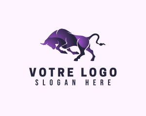 Purple Wild Buffalo Logo