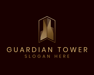 Urban Skyscraper Building logo design